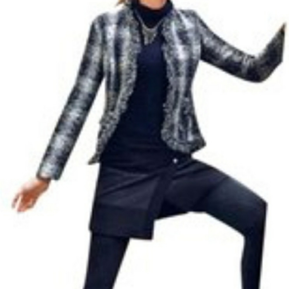 Cabi Best In Show Tweed Jacket Blazer Sz4 NWOT